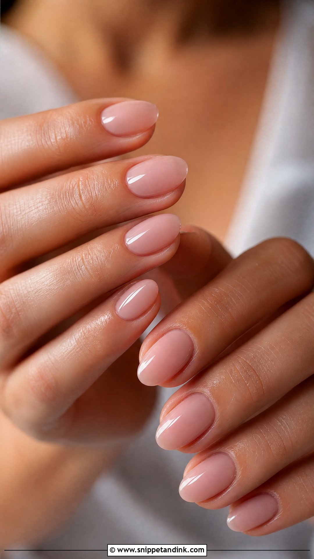 Blush Bridal Gel Nails - Snippet and Ink - 25 Bridal Gel Nails