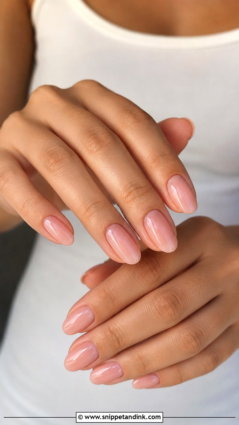 Blush Bridal Gel Nails - Snippet and Ink - 20 Bridal Gel Nails Wedding Brides