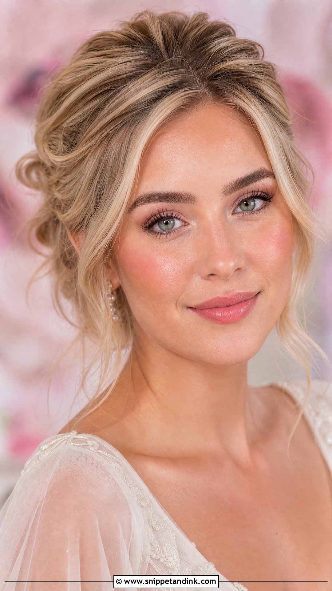 Blush Bridal Makeup - Snippet and Ink - 20 Minimalist Bridal Makeup Ideas