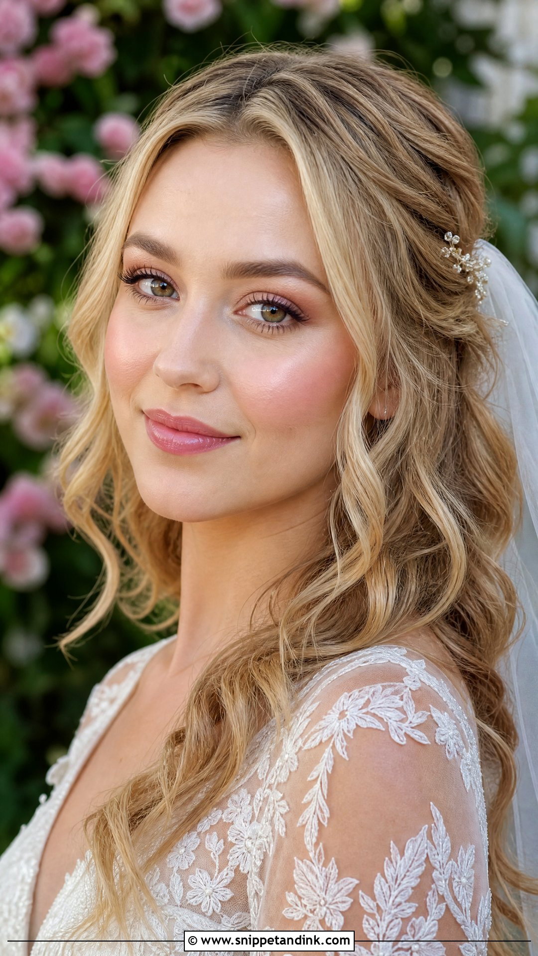Blush Bridal Makeup - Snippet and Ink - 25 Natural Glowy Bridal Makeup Ideas