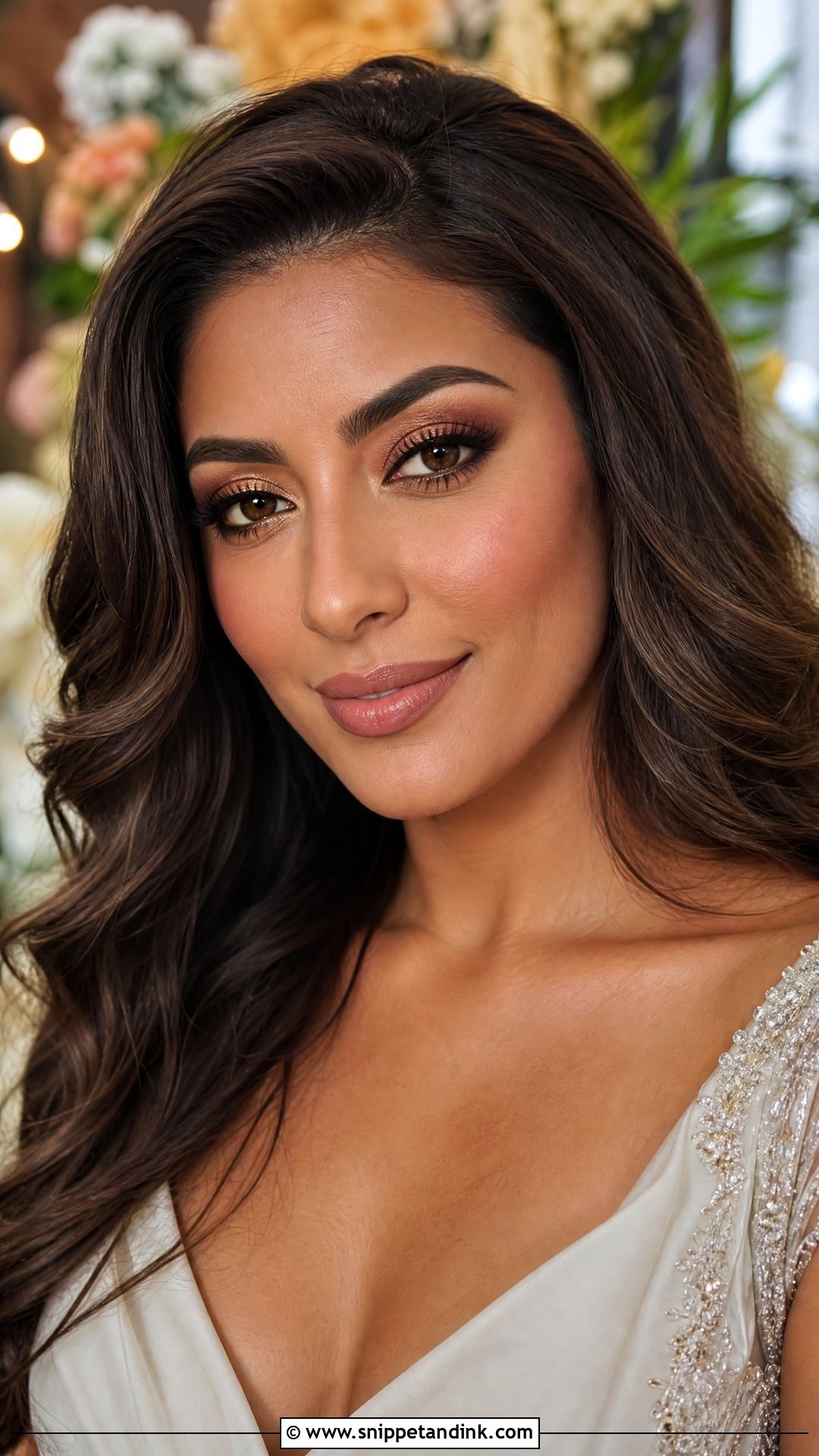 Blush Bridal Makeup For Tan Skin - Snippet and Ink - 20 Blush Bridal Makeup Ideas