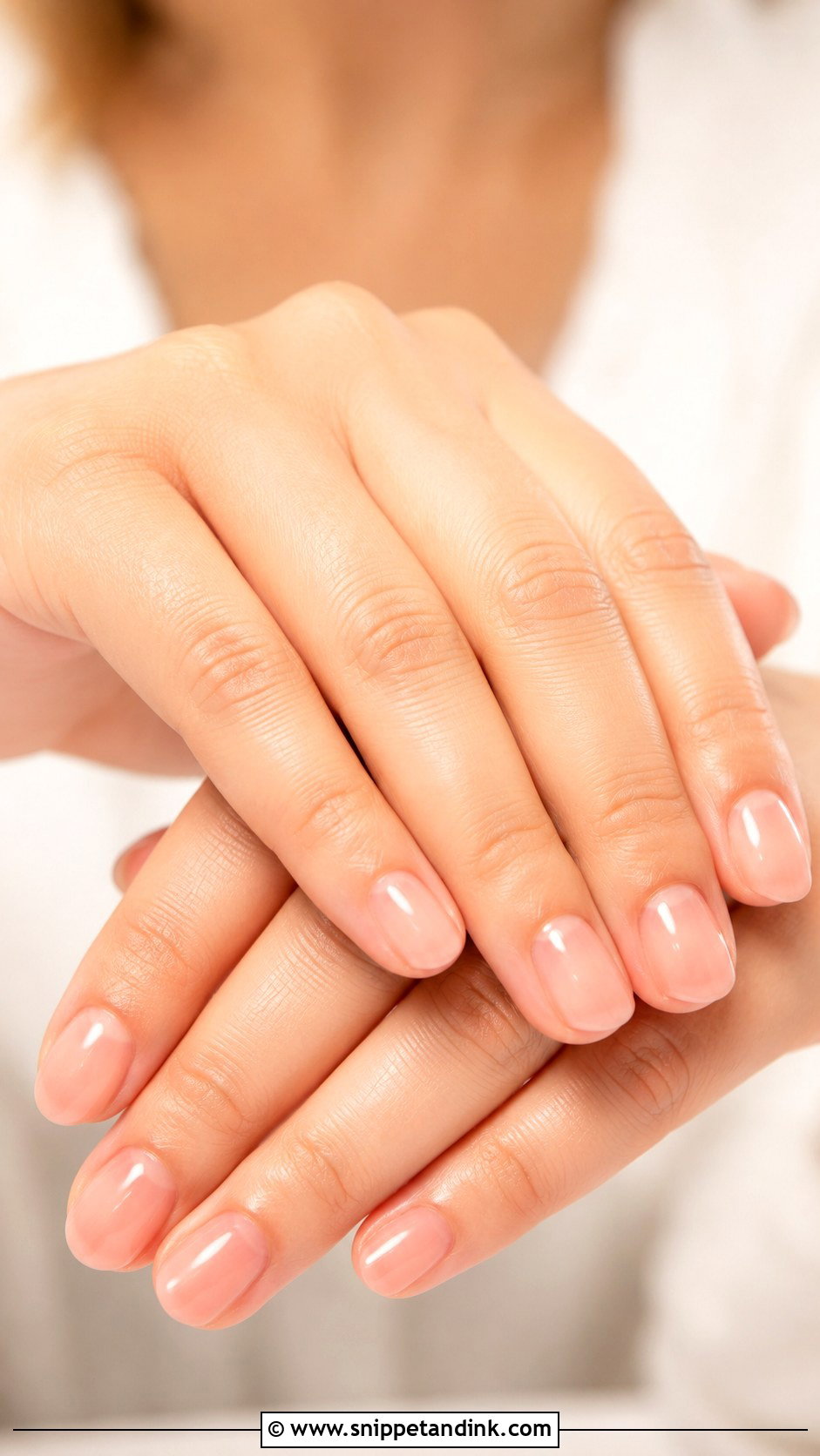 Blush Bridal Nails - Snippet and Ink - 20 Minimal Bridal Nails