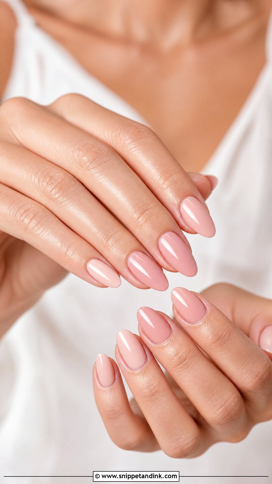 Blush Bridesmaid Nails - Snippet and Ink - 25 Simple Bridesmaid Wedding Nails