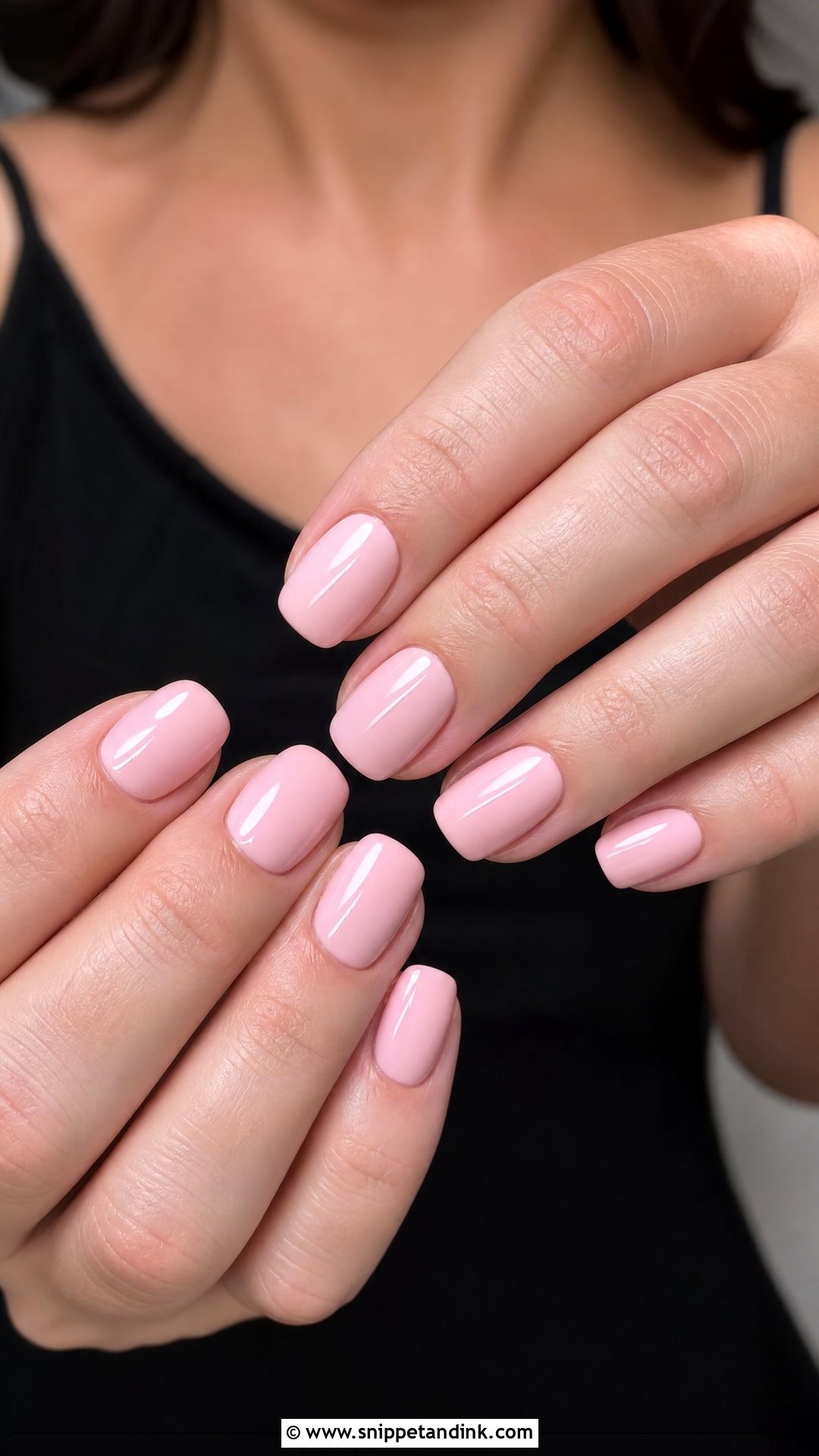 Blush Bridesmaid Nails - Snippet and Ink - 35 Bridesmaid Nails