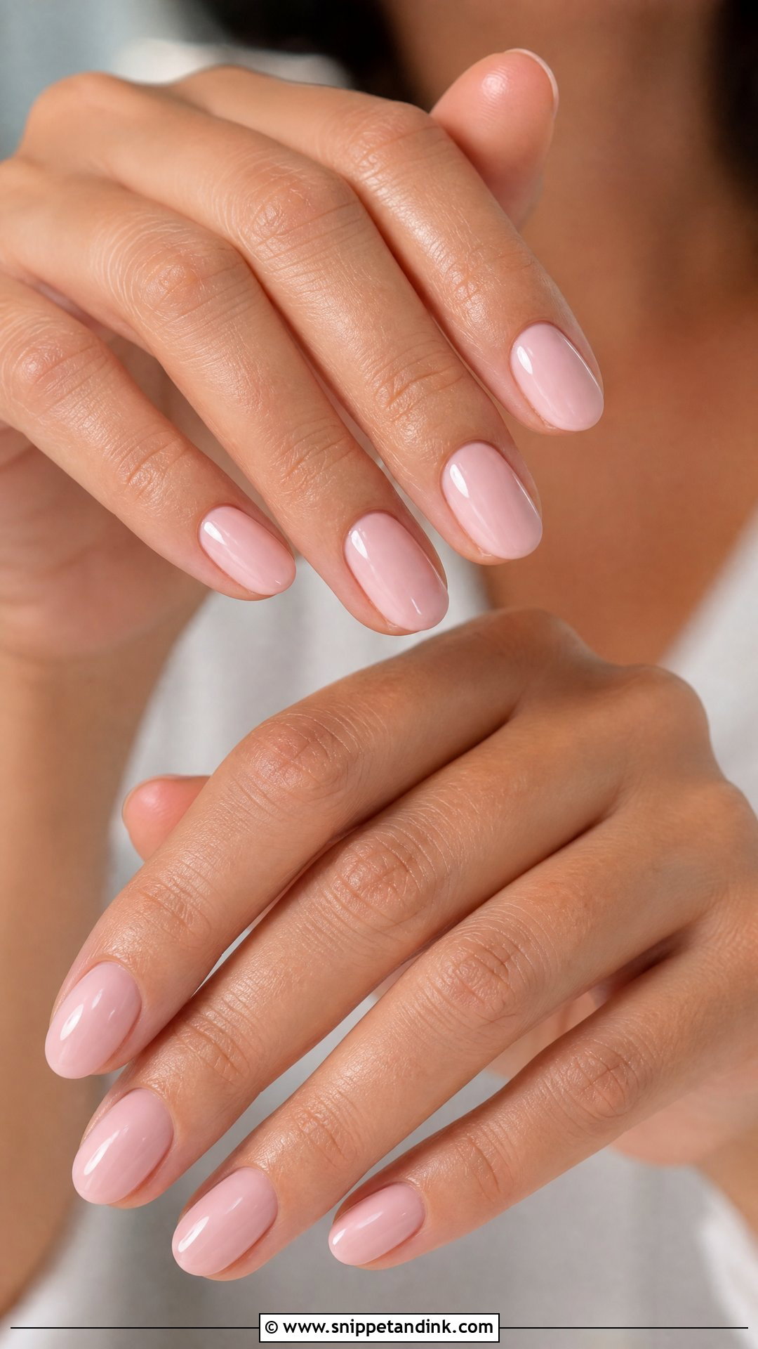Blush Engagement Nails - Snippet and Ink - 35 Engagement Nails Ideas