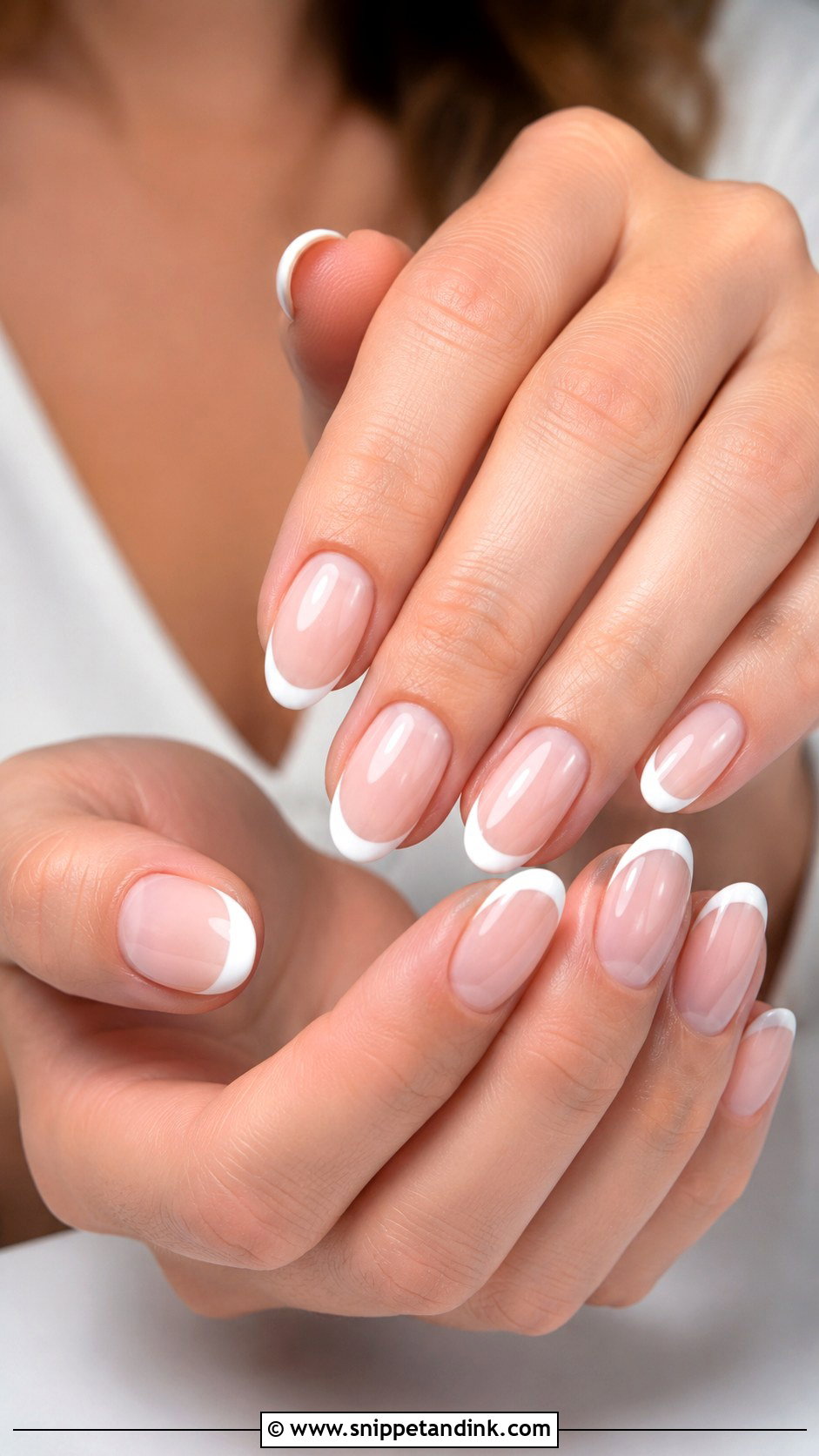 Blush French Wedding Nails - Snippet and Ink - 20 French Nails Wedding Brides