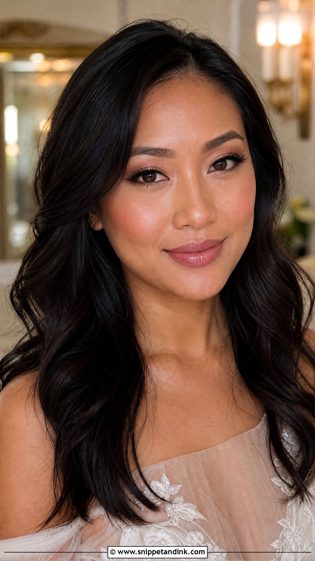 Blush Glam Wedding Makeup - Snippet and Ink - 25 Glamorous Wedding Makeup Ideas