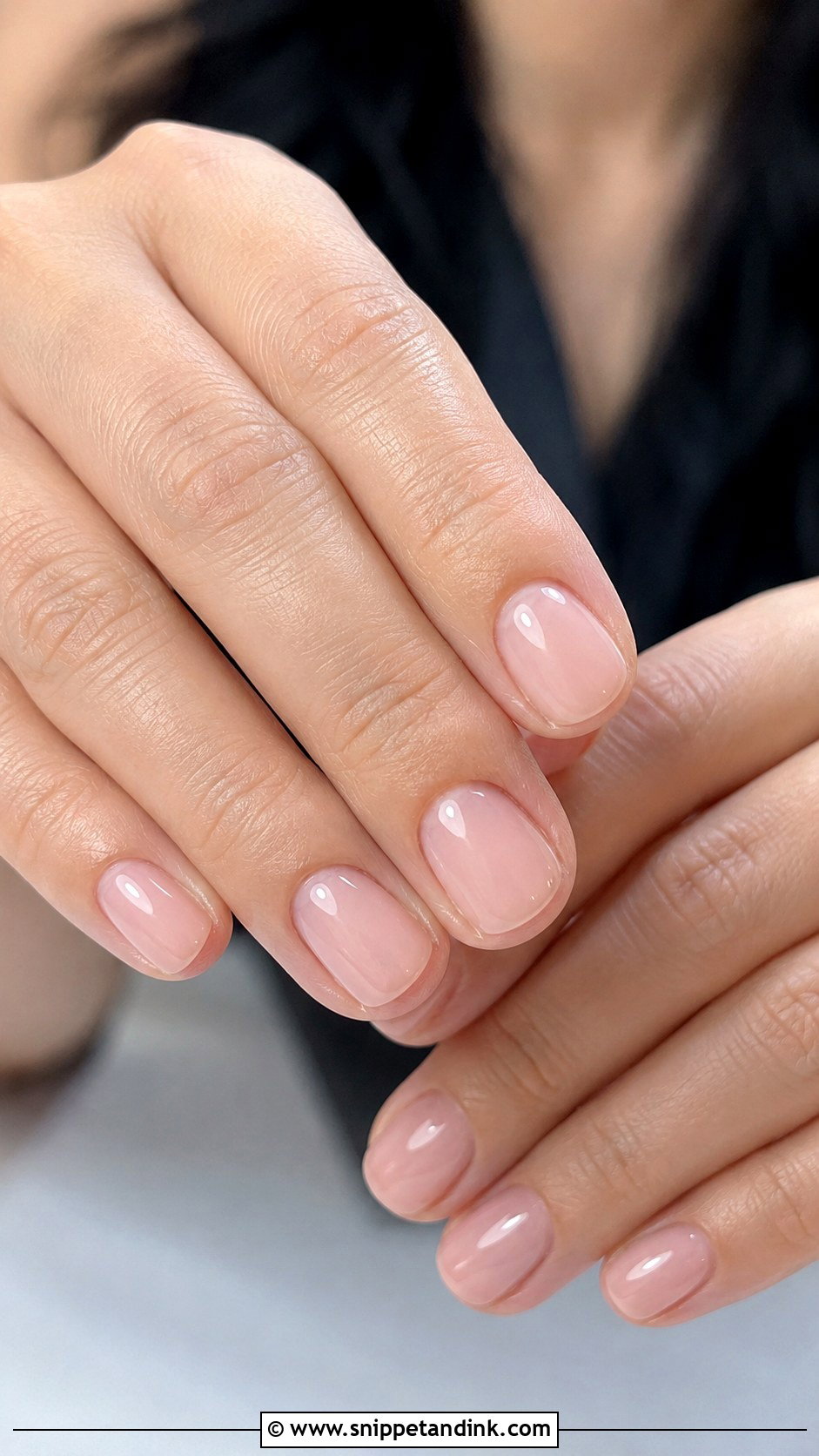 Blush Milky Wedding Nails - Snippet and Ink - 20 Blush Wedding Nails