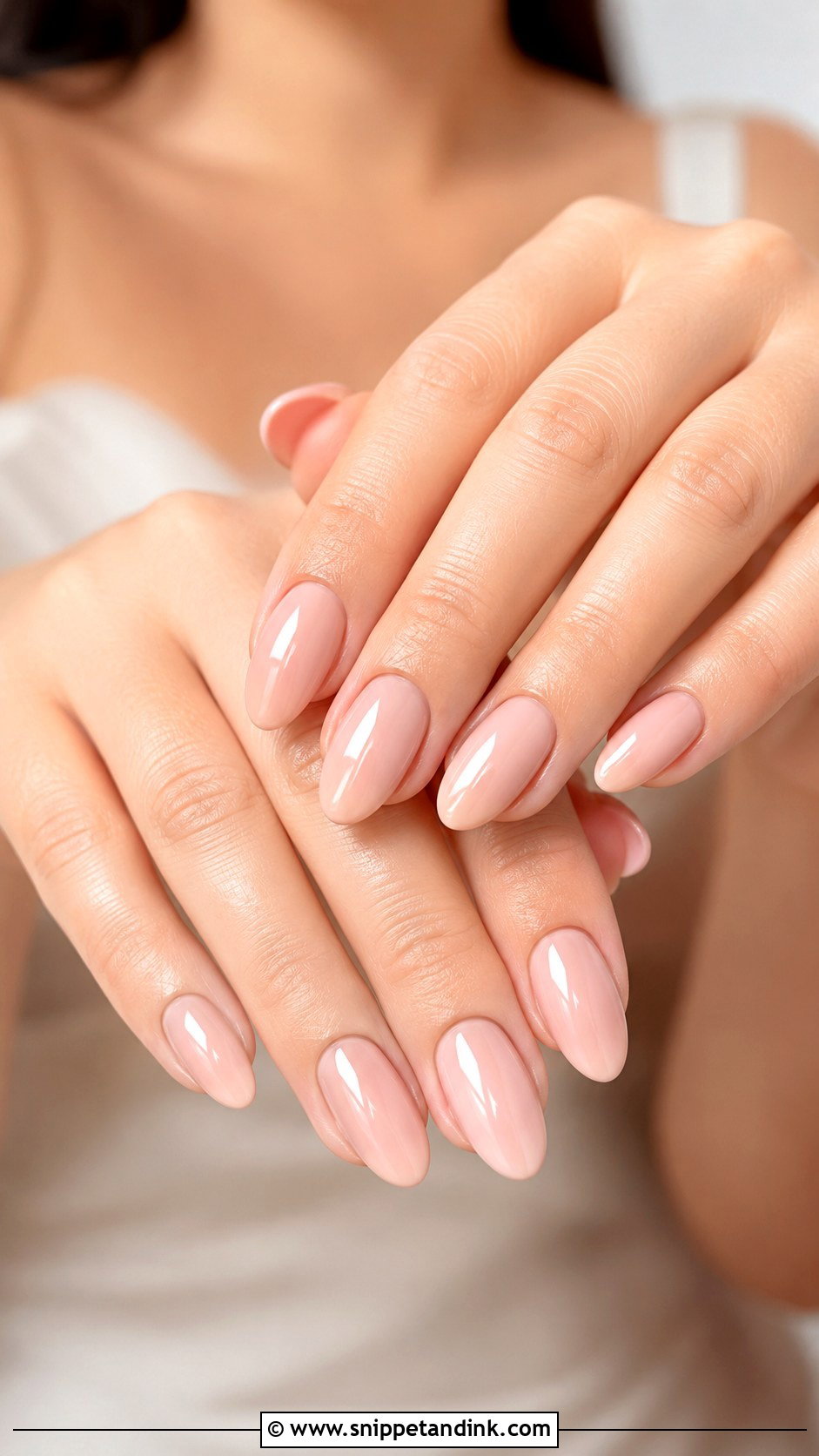 Blush Nude Bridesmaid Nails - Snippet and Ink - 30 Neutral Bridesmaid Wedding Nails