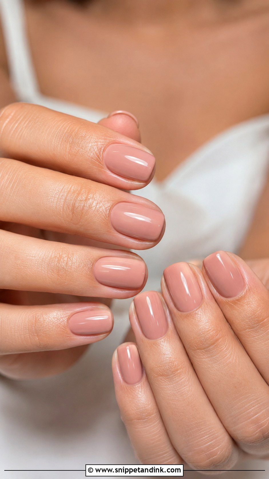 Blush Nude Wedding Nails - Snippet and Ink - 20 Blush Wedding Nails