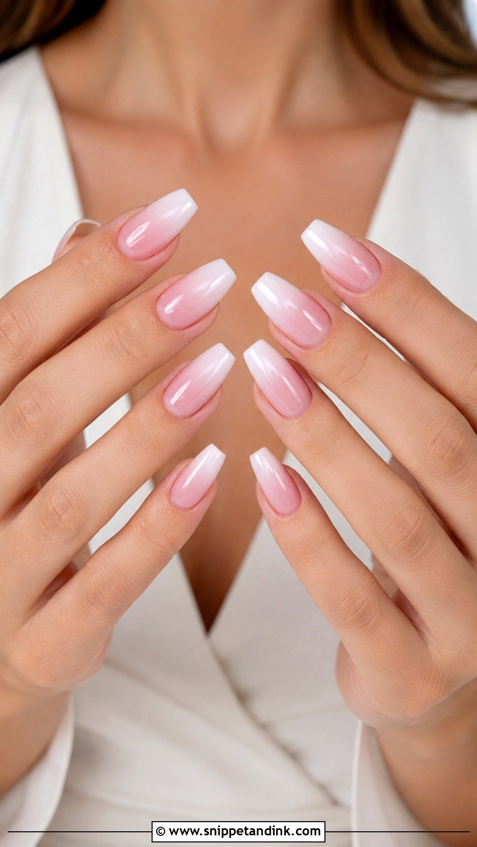 Blush Ombre Bridal Nails - Snippet and Ink - 30 Elegant Bridal Nails Wedding