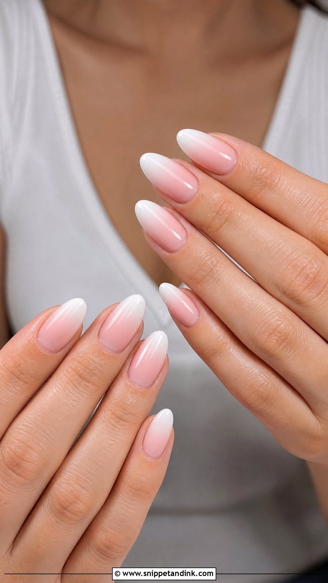 Blush Ombre Bridal Nails - Snippet and Ink - 35 Bridal Nail Art Ideas