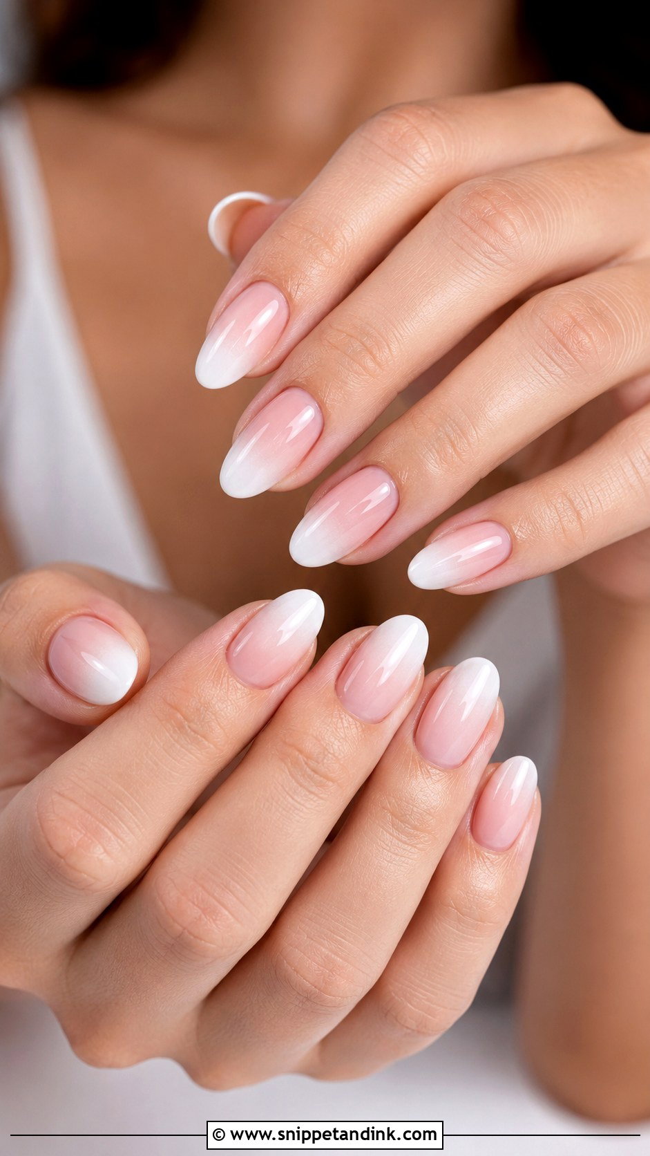 Blush Ombre Bridal Nails - Snippet and Ink - 20 Bridal Wedding Nail Designs