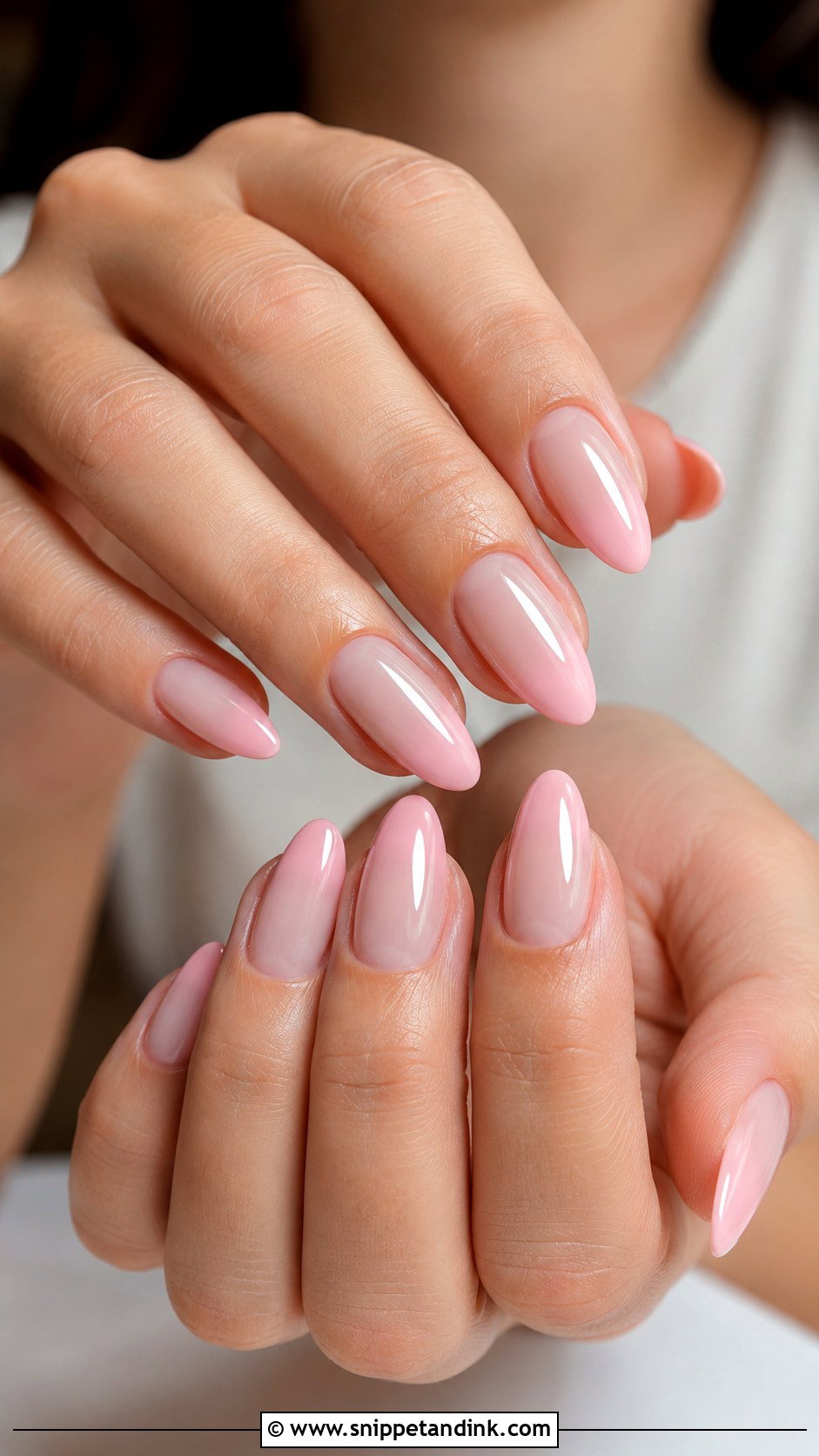 Blush Ombre Bridesmaid Nails - Snippet and Ink - 20 Bridesmaid Wedding Nails