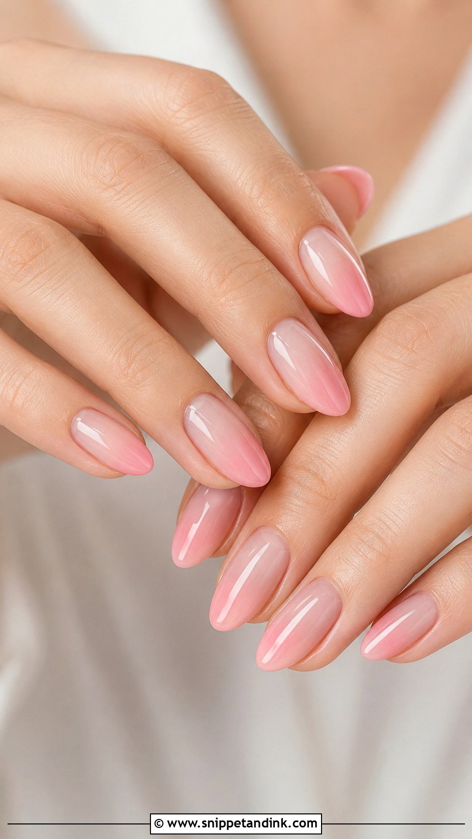 Blush Ombre Marriage Nails - Snippet and Ink - 30 Marriage Nails