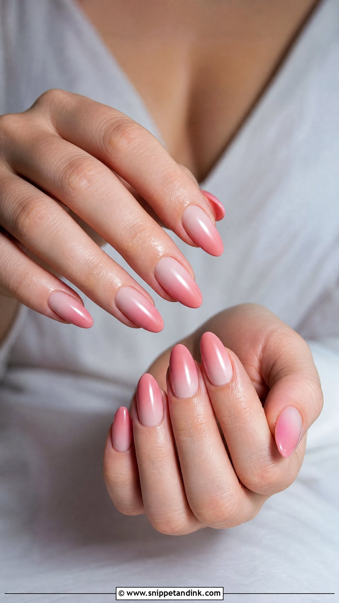 Blush Ombre Wedding Guest Nails - Snippet and Ink - 35 Wedding Guest Nails