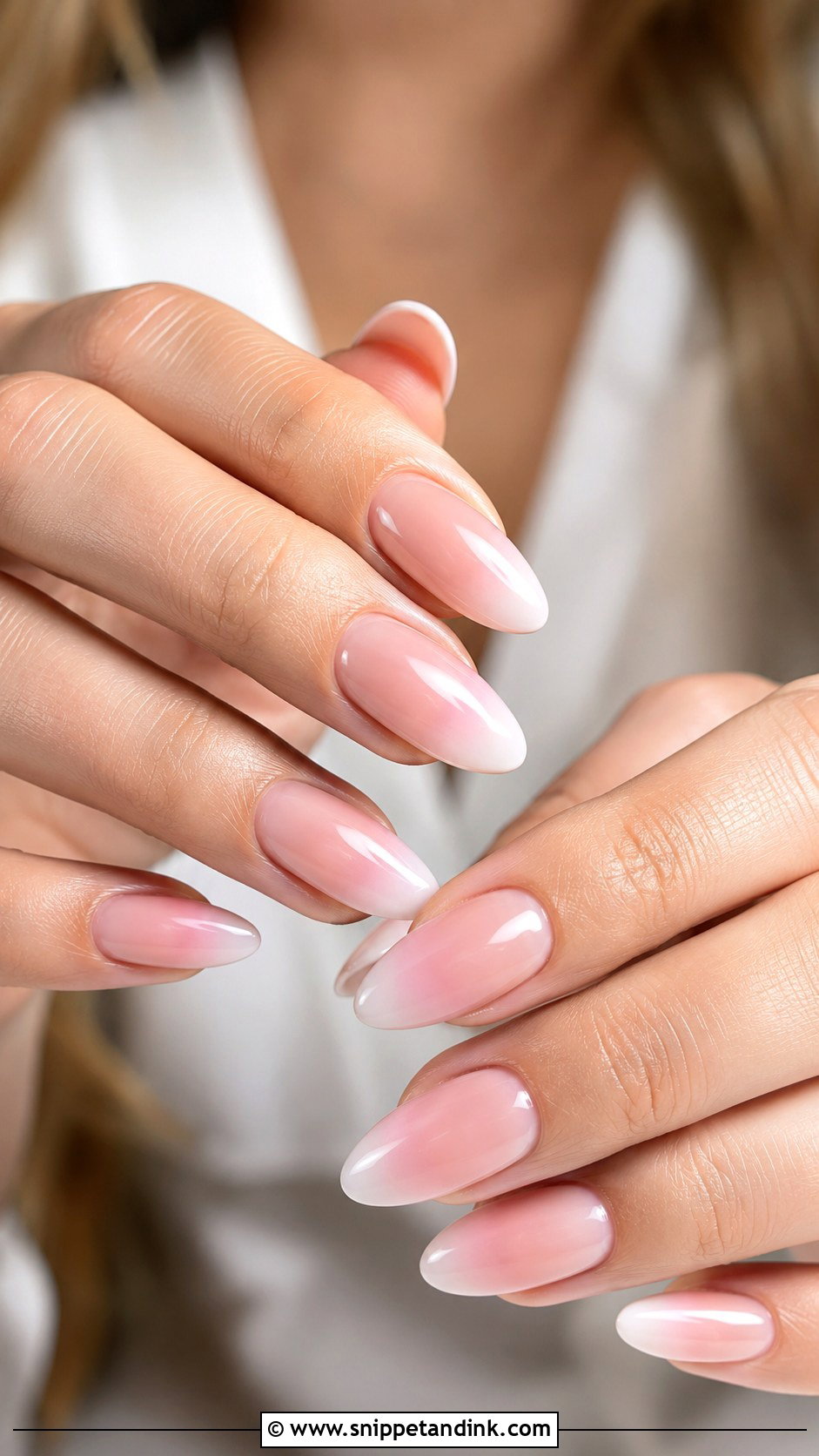 Blush Ombre Wedding Nails - Snippet and Ink - 20 Cute Nails for a Wedding