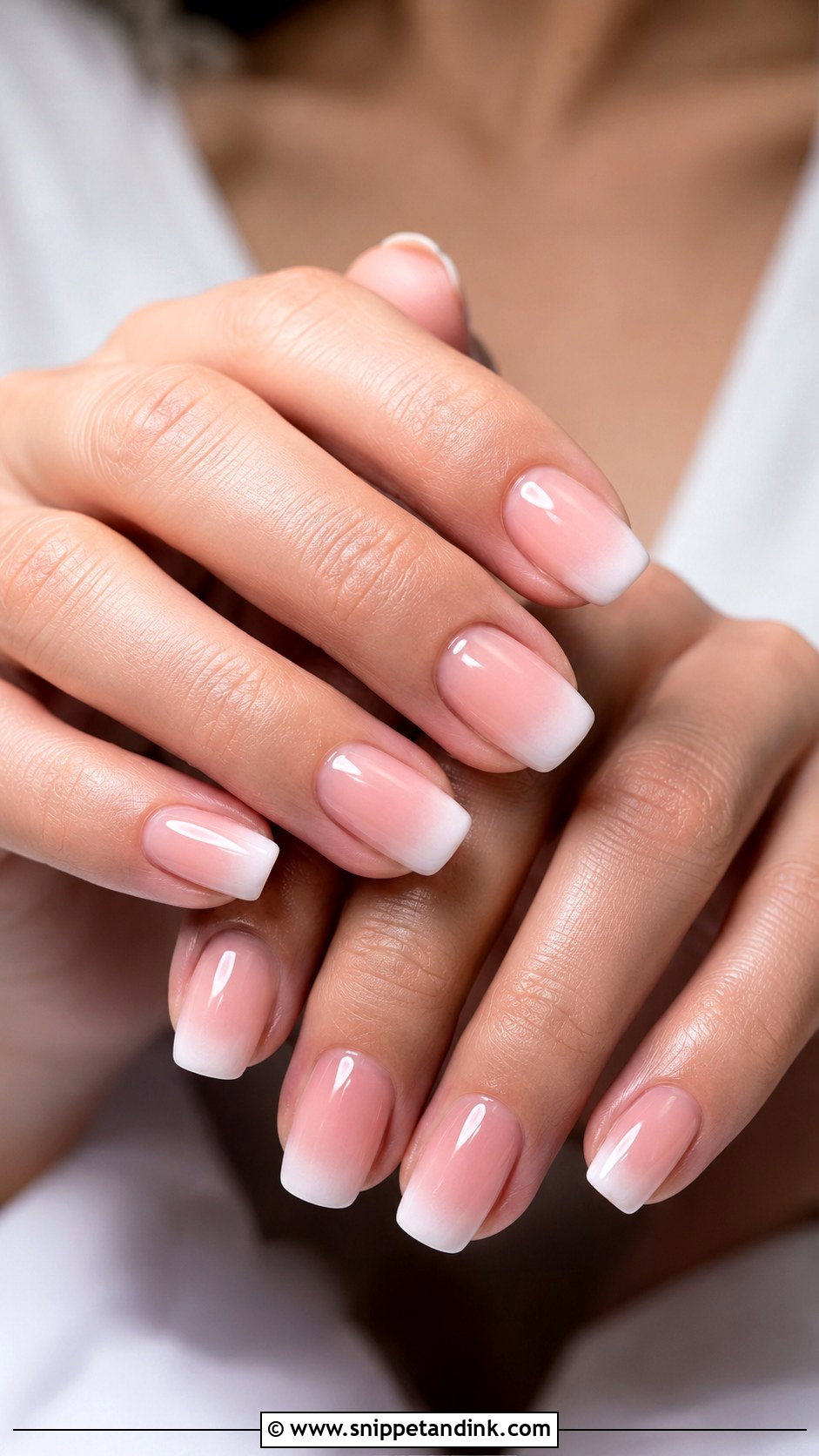 Blush Ombre Wedding Nails - Snippet and Ink - 20 Nails Art for Wedding