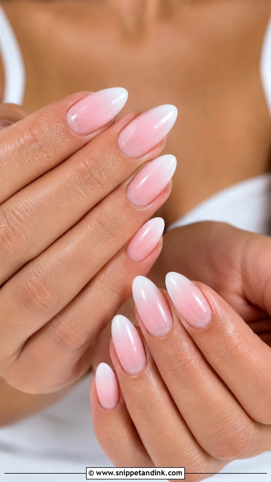 Blush Ombre Wedding Nails - Snippet and Ink - 20 Ombre Wedding Nails Brides