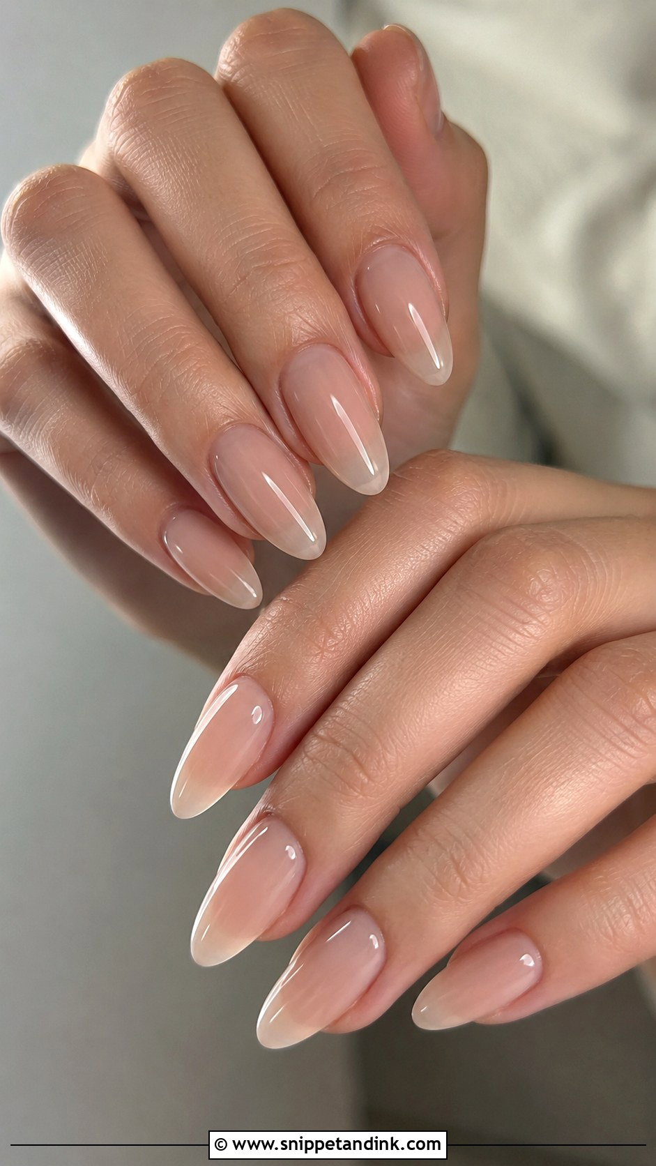 Blush Pink Acrylic Almond Wedding Nails - Snippet and Ink - 20 Acrylic Almond Wedding Nails for Bride