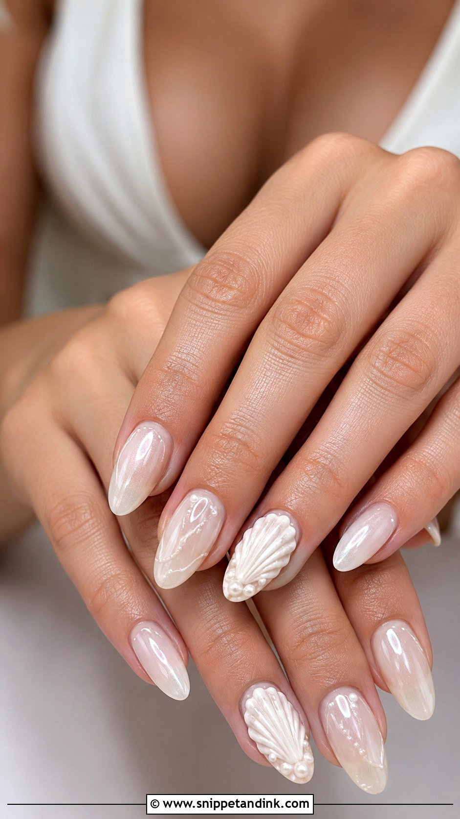 Blush Pink Beach Wedding Nails - Snippet and Ink - 20 Beach Wedding Nails for Bride