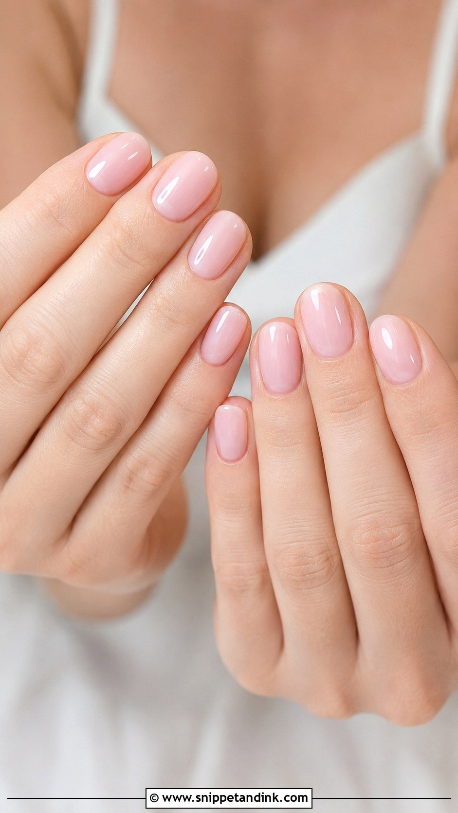 Blush Pink Bridal Gel Nails - Snippet and Ink - 20 Bridal Gel Nails Wedding