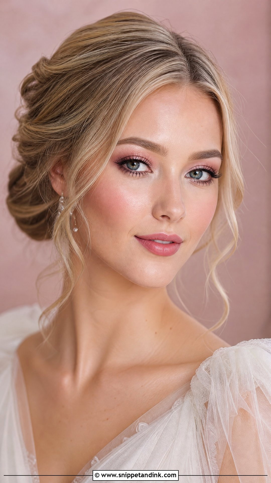 Blush Pink Bridal Makeup - Snippet and Ink - 25 Pink Bridal Makeup Ideas