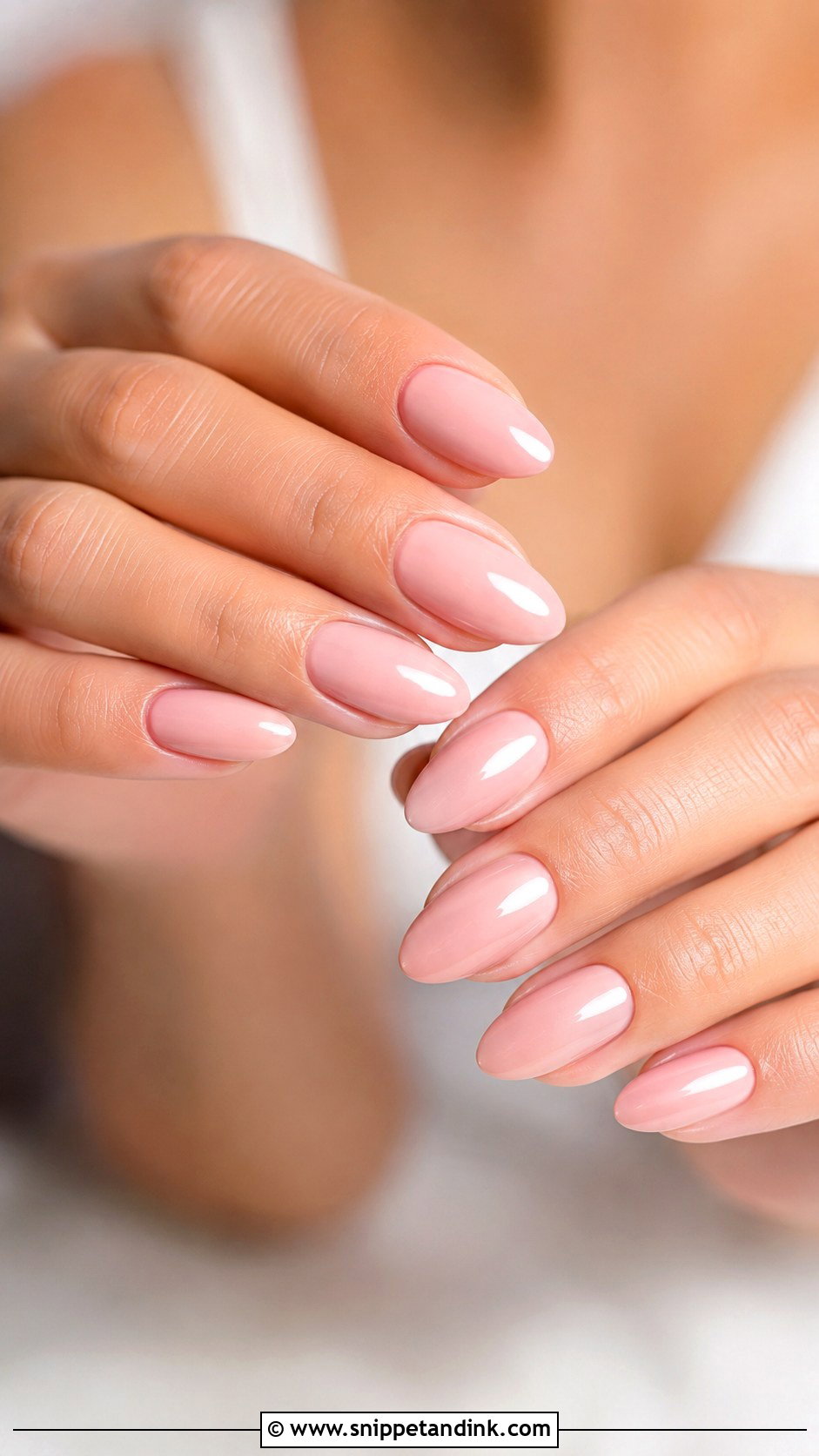 Blush Pink Bridal Nails - Snippet and Ink - 20 Bridal Nail Polish Ideas