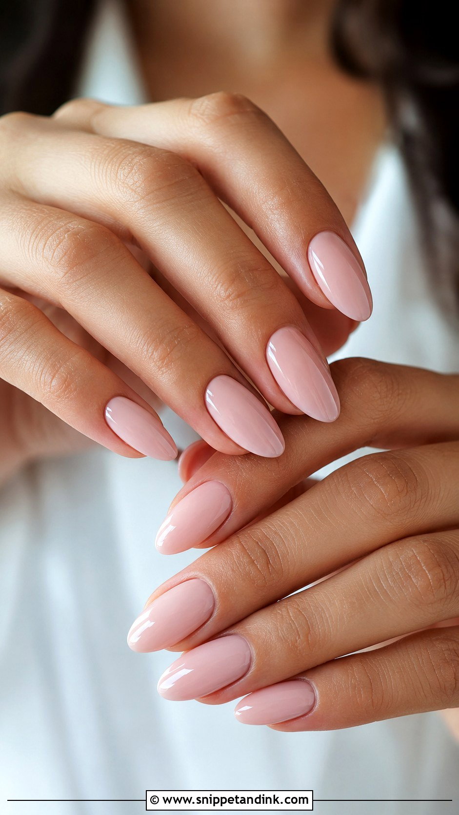 Blush Pink Bridal Nails - Snippet and Ink - 20 Classic Bridal Nails