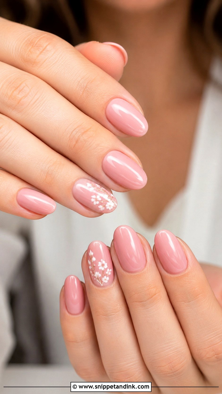 Blush Pink Bridal Nails - Snippet and Ink - 20 Pink Bridal Nails Brides