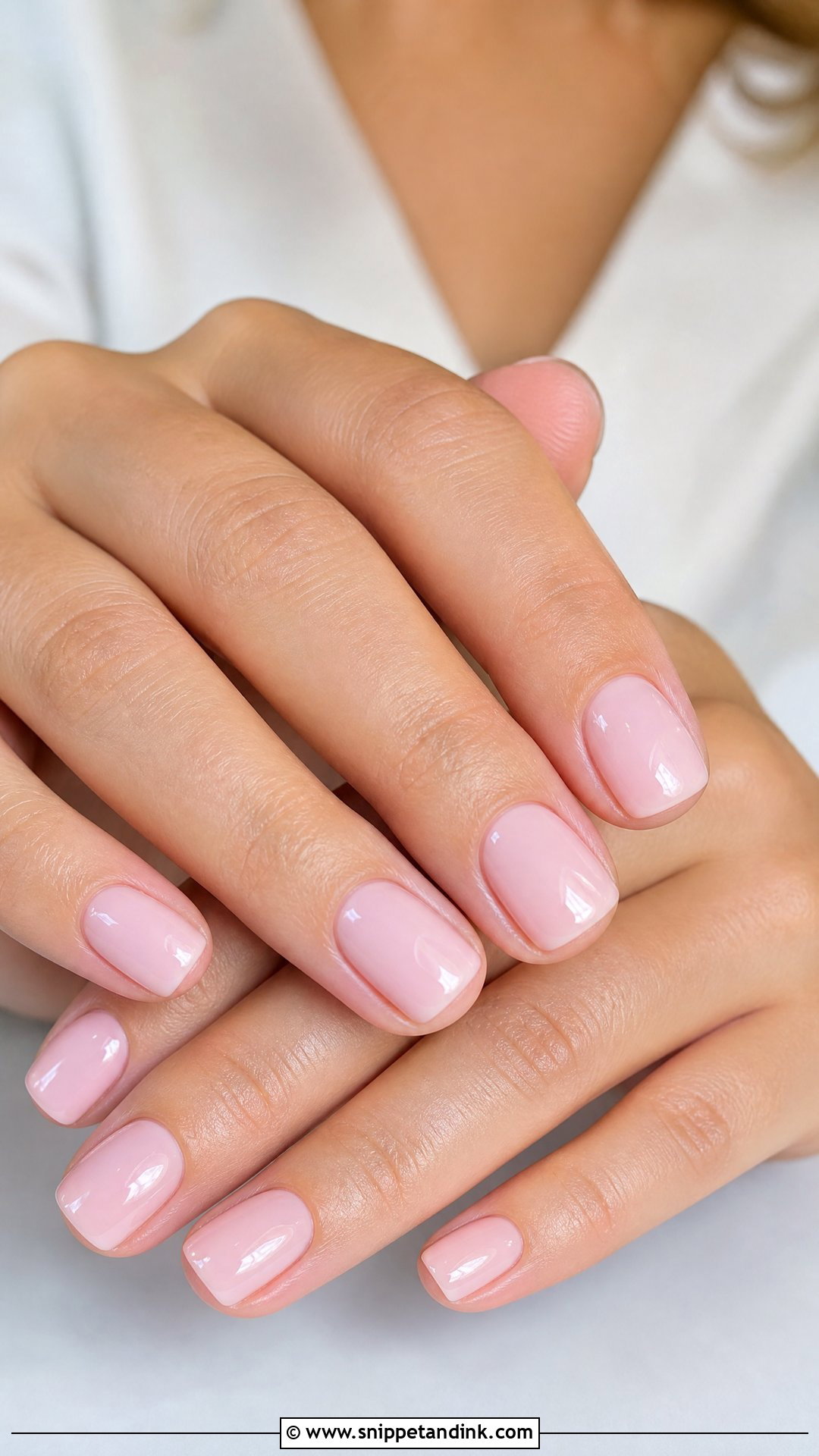Blush Pink Bride Nails - Snippet and Ink - 25 Nail Bride Wedding Ideas
