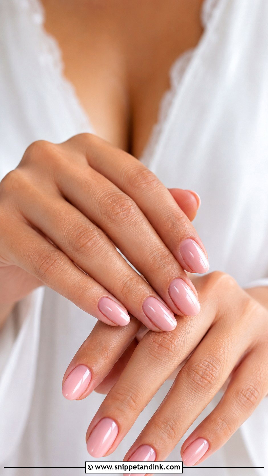 Blush Pink Bride Wedding Nails - Snippet and Ink - 30 Bride's Nails Wedding