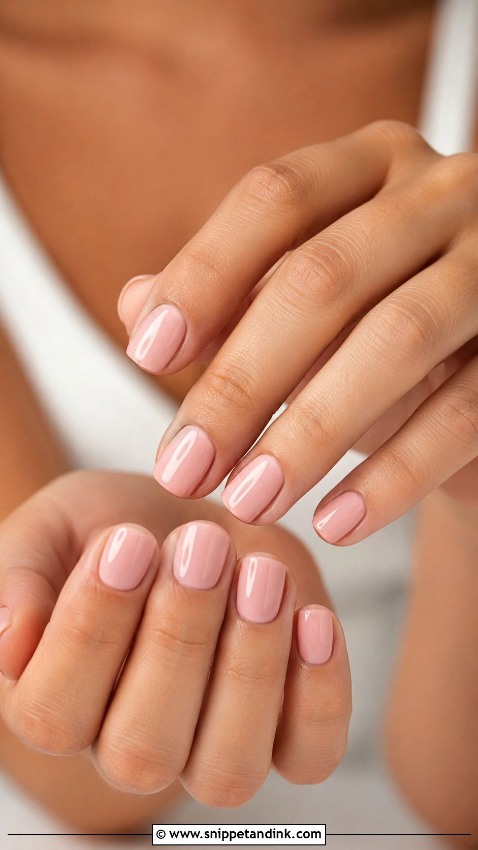 Blush Pink Bridesmaid Nails - Snippet and Ink - 20 Bridesmaid Wedding Nail Inspo Ideas