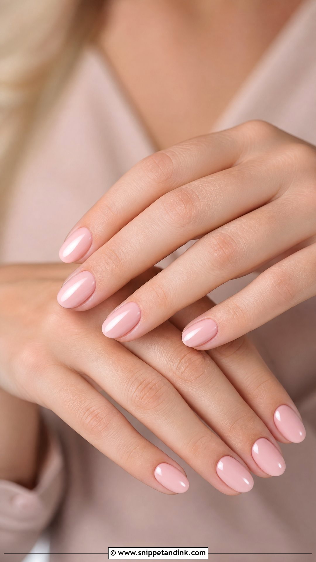 Blush Pink Bridesmaid Nails - Snippet and Ink - 20 Nails for a Wedding Bridesmaid