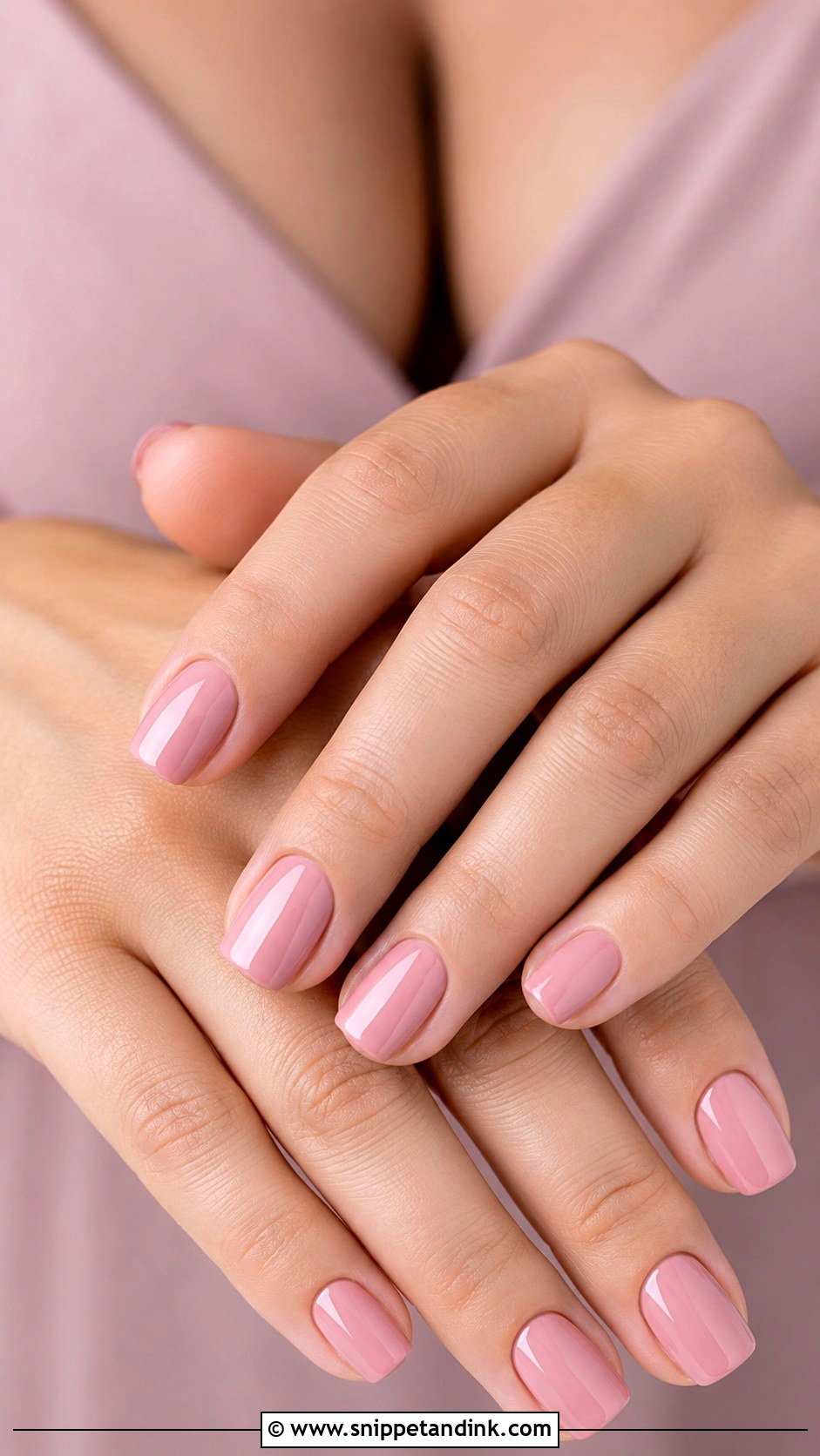 Blush Pink Bridesmaid Nails - Snippet and Ink - 20 Summer Bridesmaid Nails