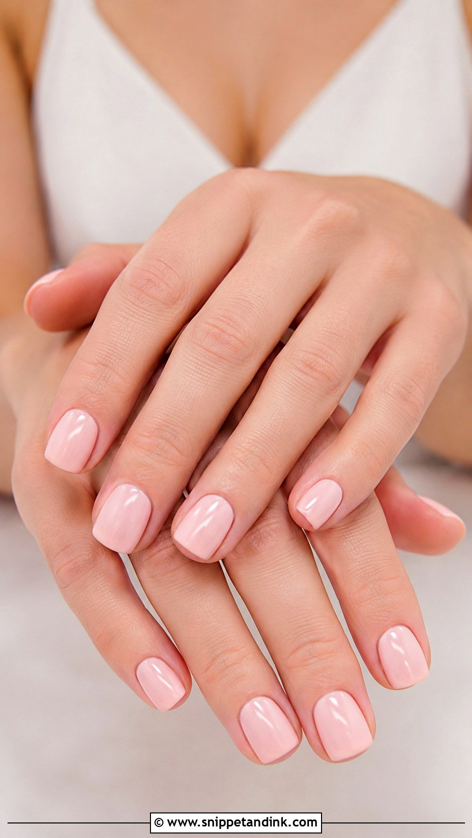 Blush Pink Bridesmaid Nails - Snippet and Ink - 20 Bridesmaid Nail Designs