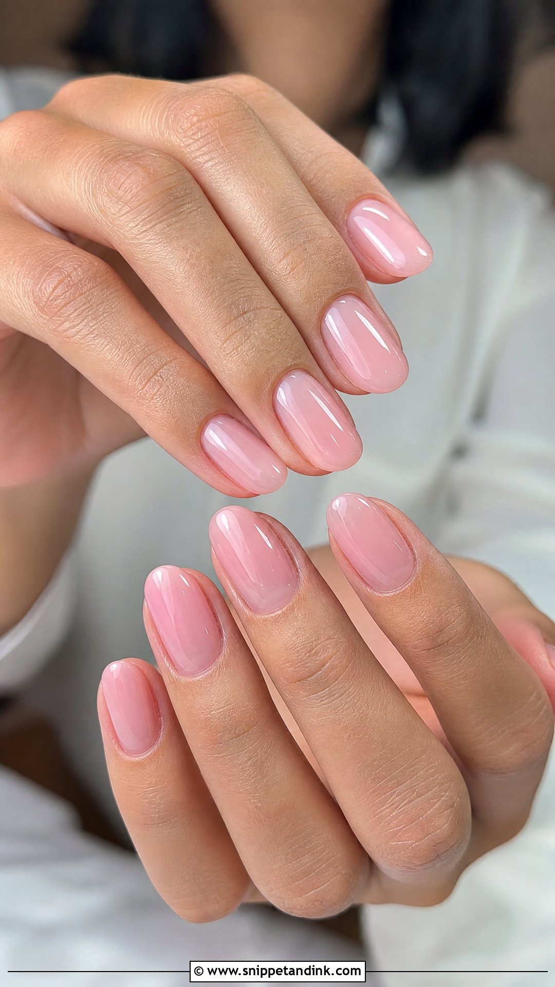 Blush Pink Gel Wedding Nails - Snippet and Ink - 20 Classy Gel Wedding Nails for Bride