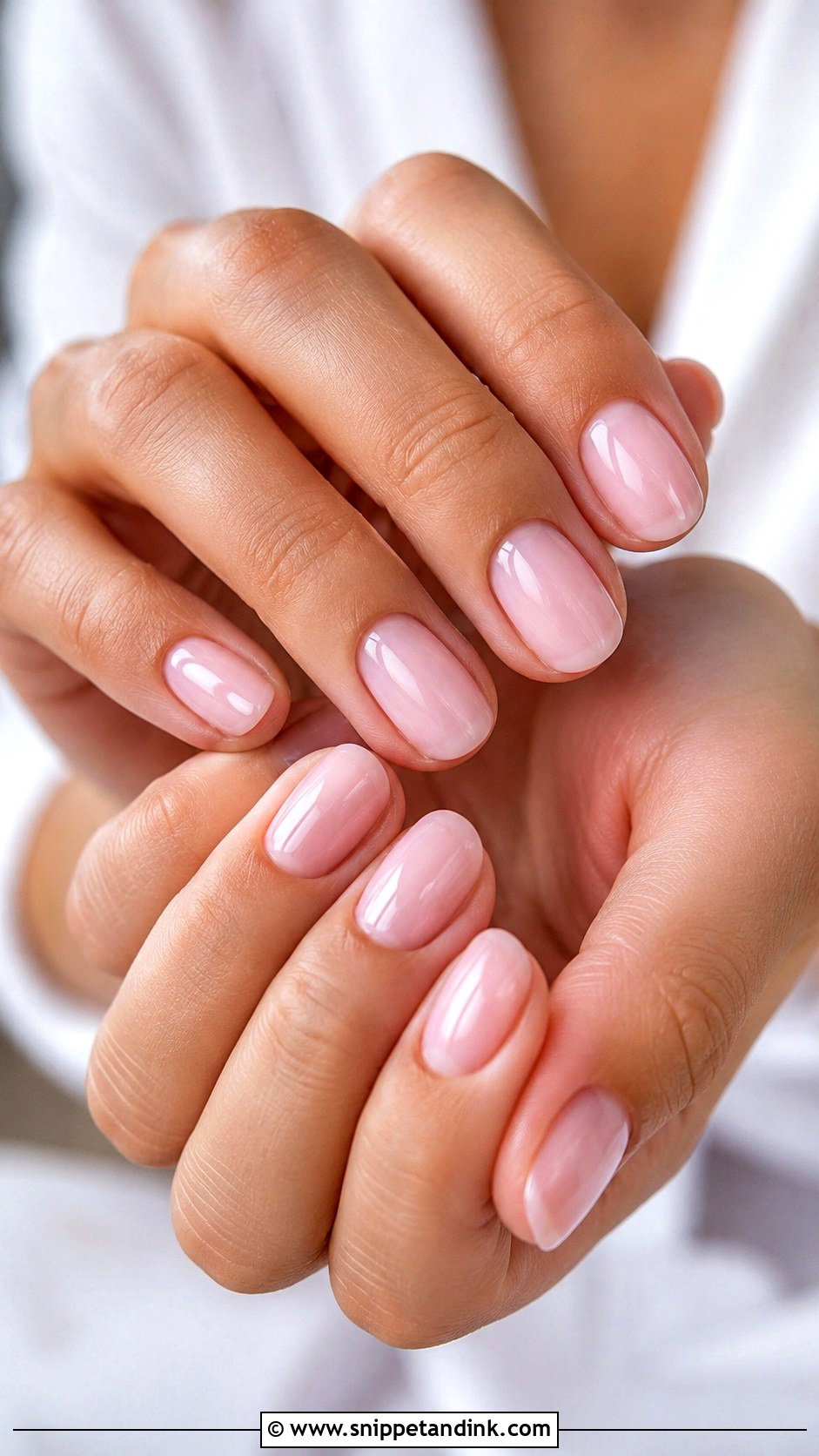 Blush Pink Milky Wedding Nails - Snippet and Ink - 20 Blush Pink Wedding Nails