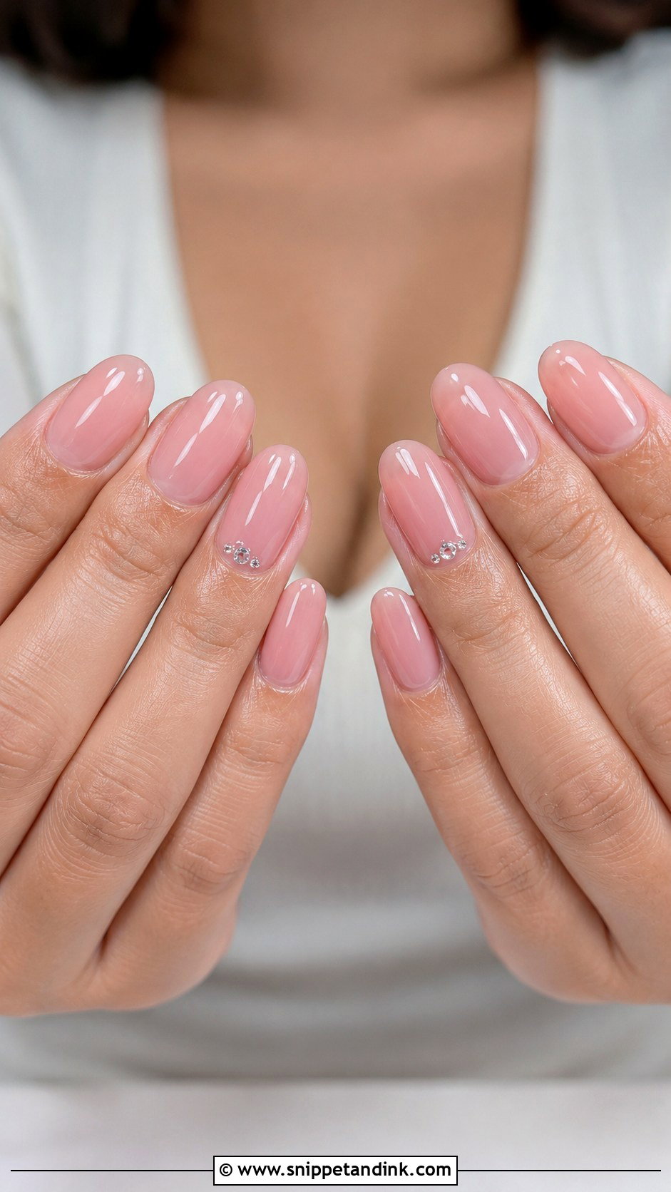 Blush Pink Nail Extensions - Snippet and Ink - 20 Nail Extension for Wedding Ideas
