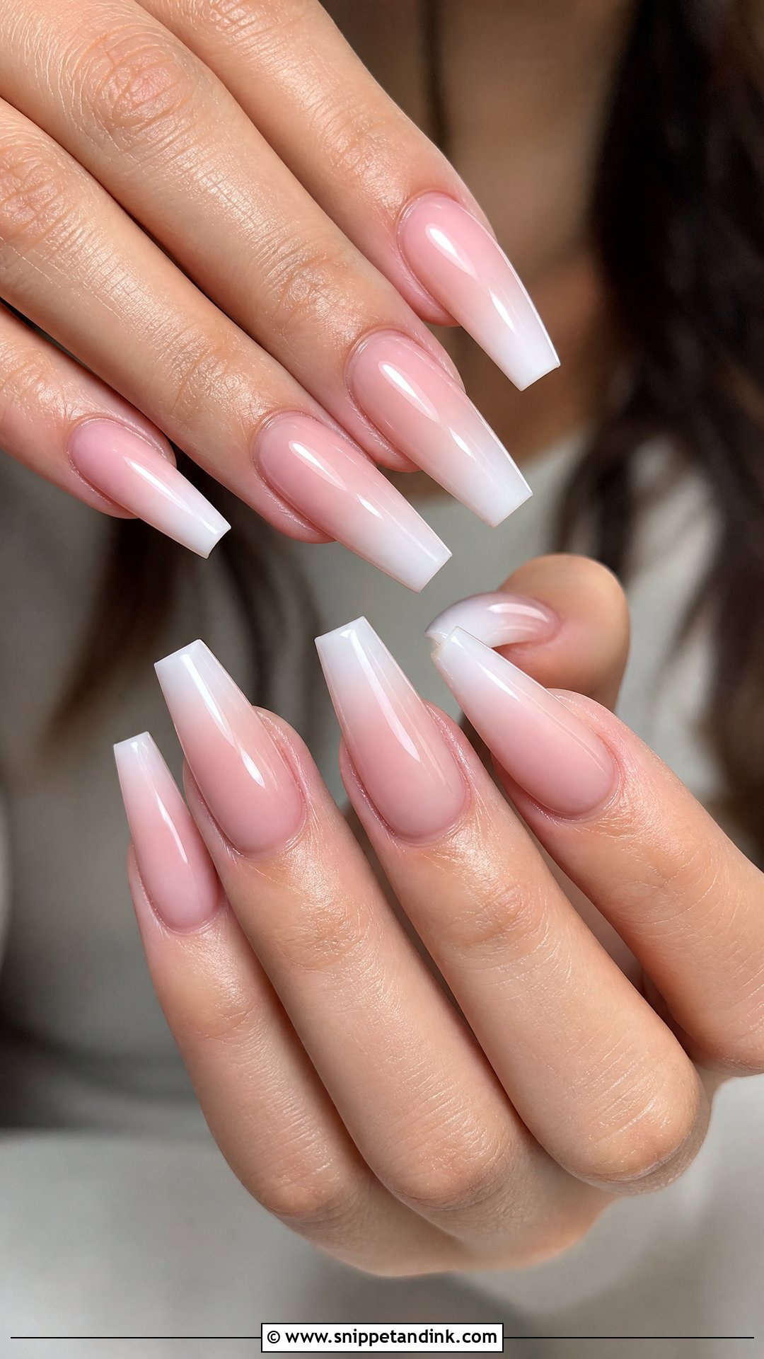 Blush Pink Ombre Nails - Snippet and Ink - 25 Wedding Guest Nail Inspo Ideas