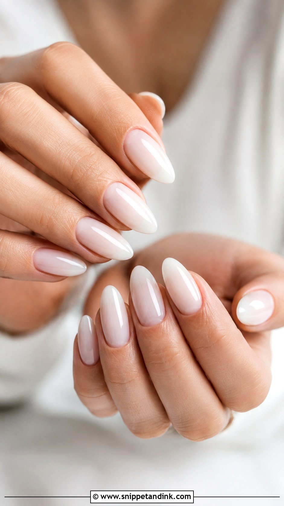 Blush Pink Wedding Almond Nails - Snippet and Ink - 20 Almond Nails Designs Wedding