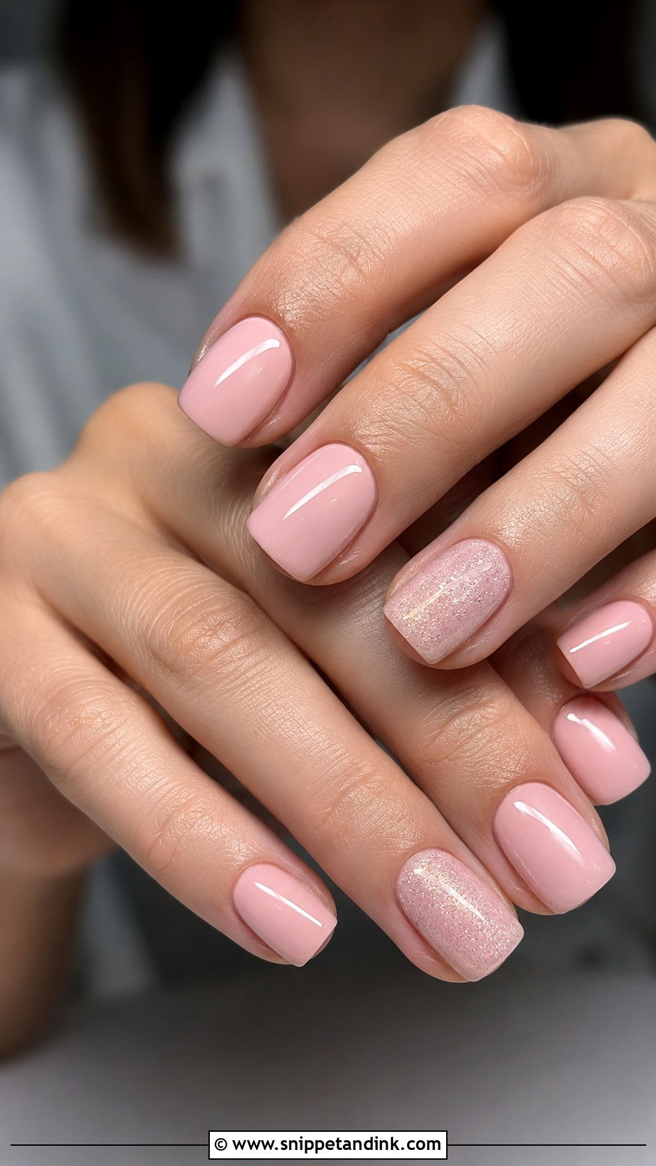 Blush Pink Wedding Anniversary Nails - Snippet and Ink - 20 Wedding Anniversary Nails