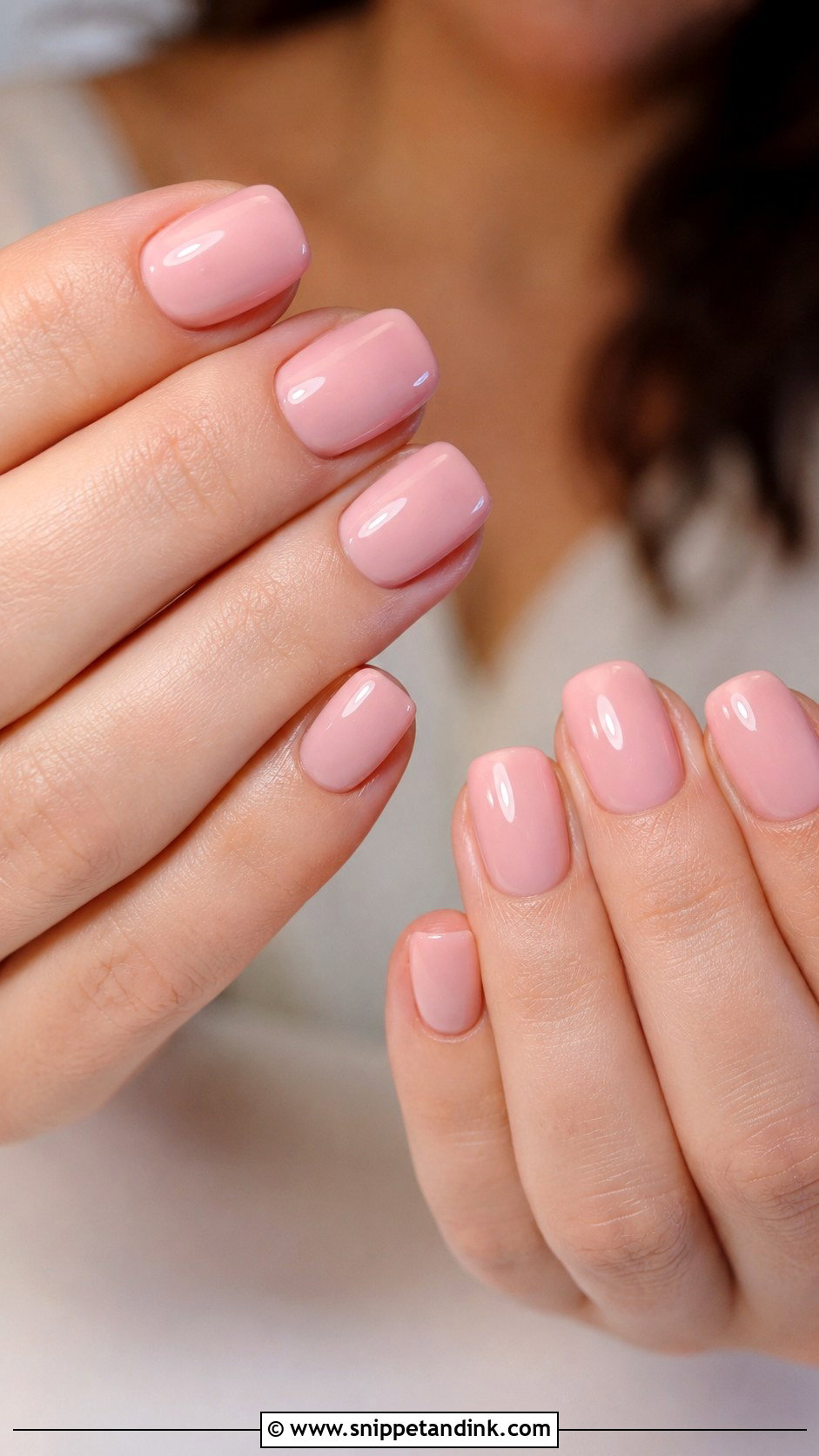 Blush Pink Wedding Dip Nails - Snippet and Ink - 20 Wedding Dip Nails