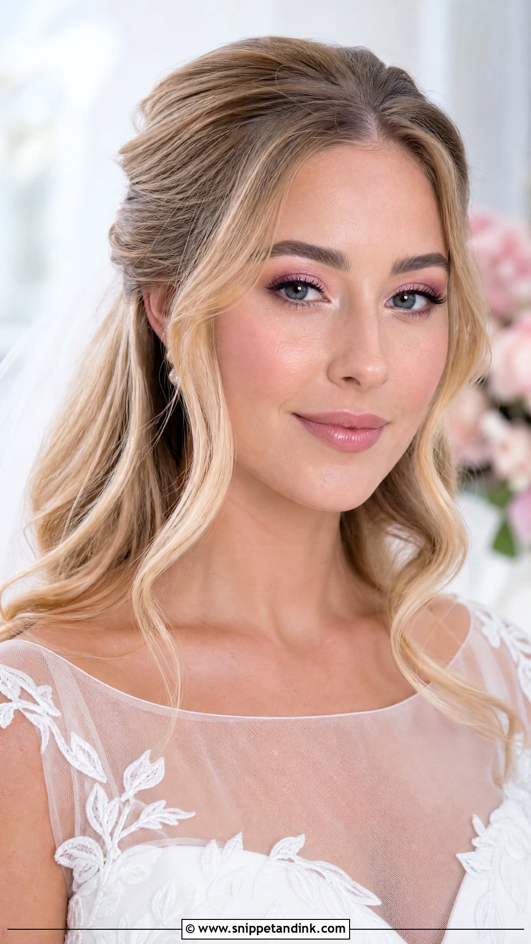 Blush Pink Wedding Makeup - Snippet and Ink - 20 Pink Glowy Wedding Makeup Ideas