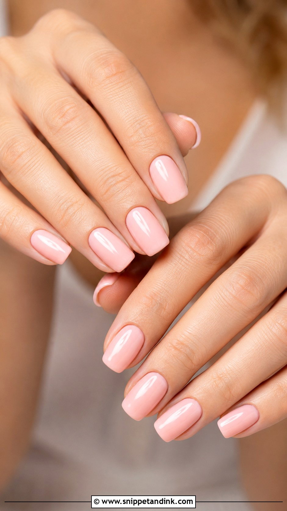 Blush Pink Wedding Manicure - Snippet and Ink - 20 Wedding Manicure for Bride Ideas