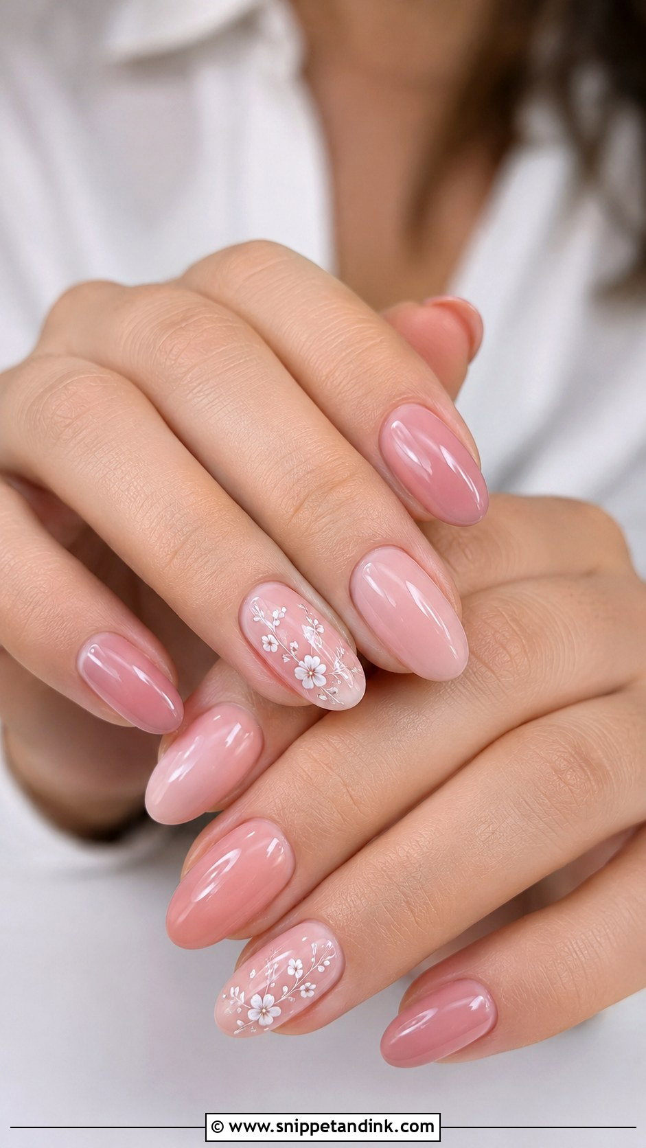 Blush Pink Wedding Nail Extensions - Snippet and Ink - 20 Nail Extensions for Wedding Ideas