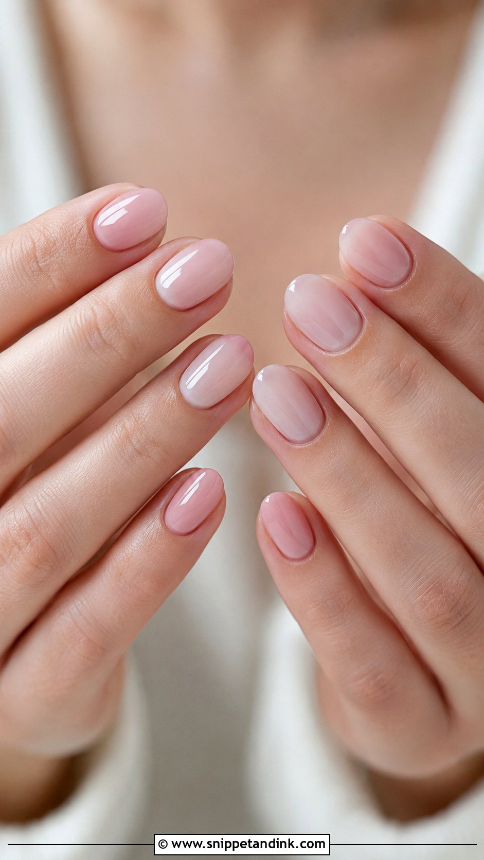 Blush Pink Wedding Nails - Snippet and Ink - 20 Aesthetic Wedding Nails
