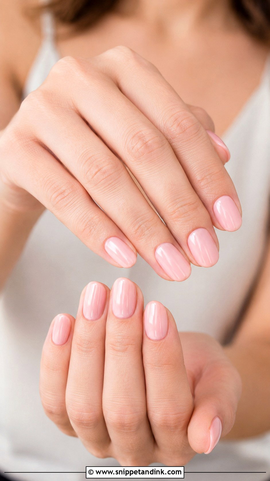 Blush Pink Wedding Nails - Snippet and Ink - 20 Minimal Wedding Nails