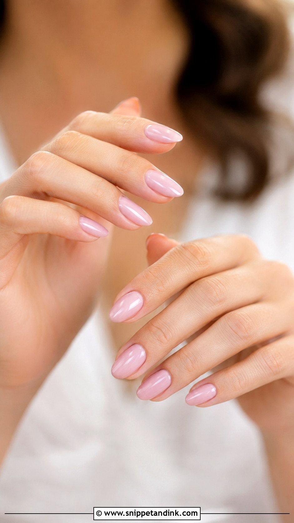 Blush Pink Wedding Nails - Snippet and Ink - 20 Simple Wedding Nail Ideas