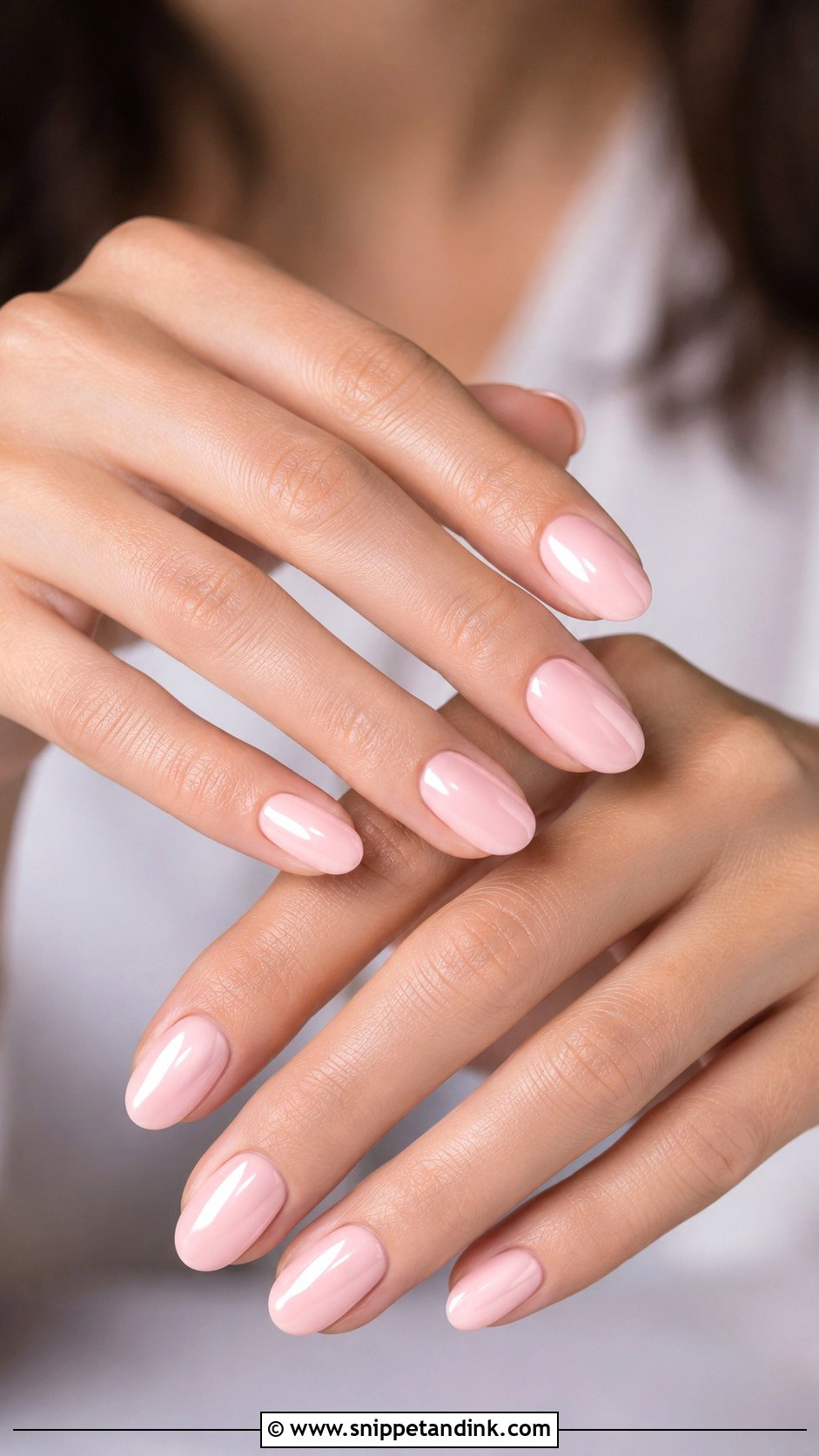 Blush Pink Wedding Nails - Snippet and Ink - 20 Simple Wedding Nails Design